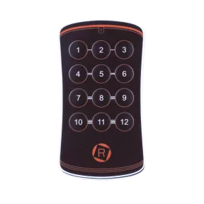 Émetteur manuel avec 12 boutons-poussoirs, type : MIX868-12K