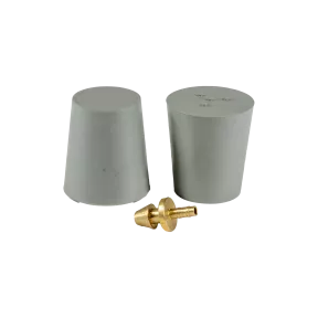 Jeu de butées inférieures en caoutchouc (21-27-30mm) + embout enfichable